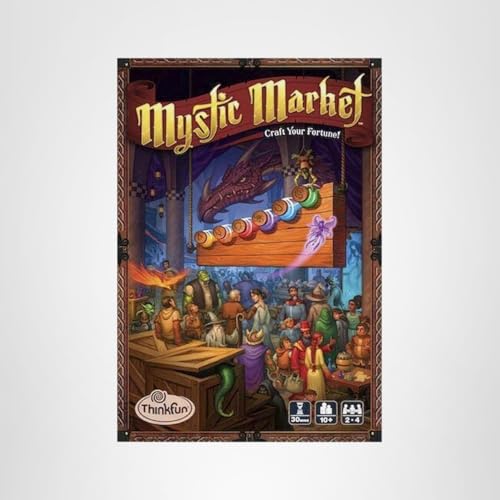 ThinkFun Mystic Market Strategy Card Game – 2-4 Players, Ages 10+