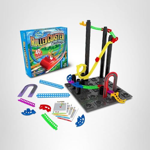 ThinkFun Roller Coaster Challenge – STEM Logic Game for Ages 6+ | TOTY Finalist