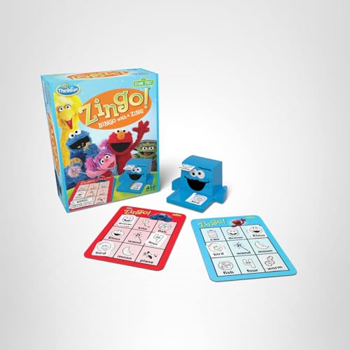 ThinkFun Sesame Street Zingo! Build Language Skills – Ages 4+