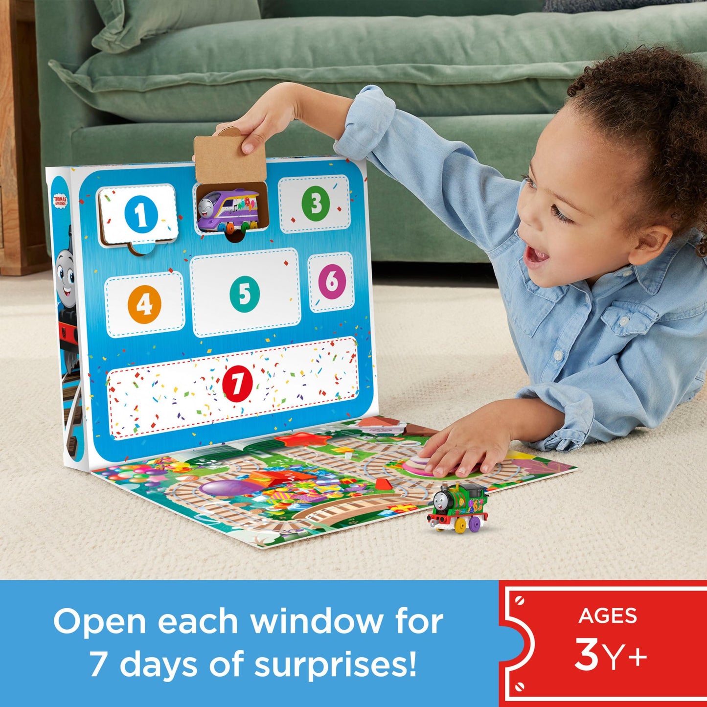 Thomas & Friends 7 Days of Surprises Gift Set – 10 Diecast Trains & Cargo for Kids 3+ (Amazon Exclusive)