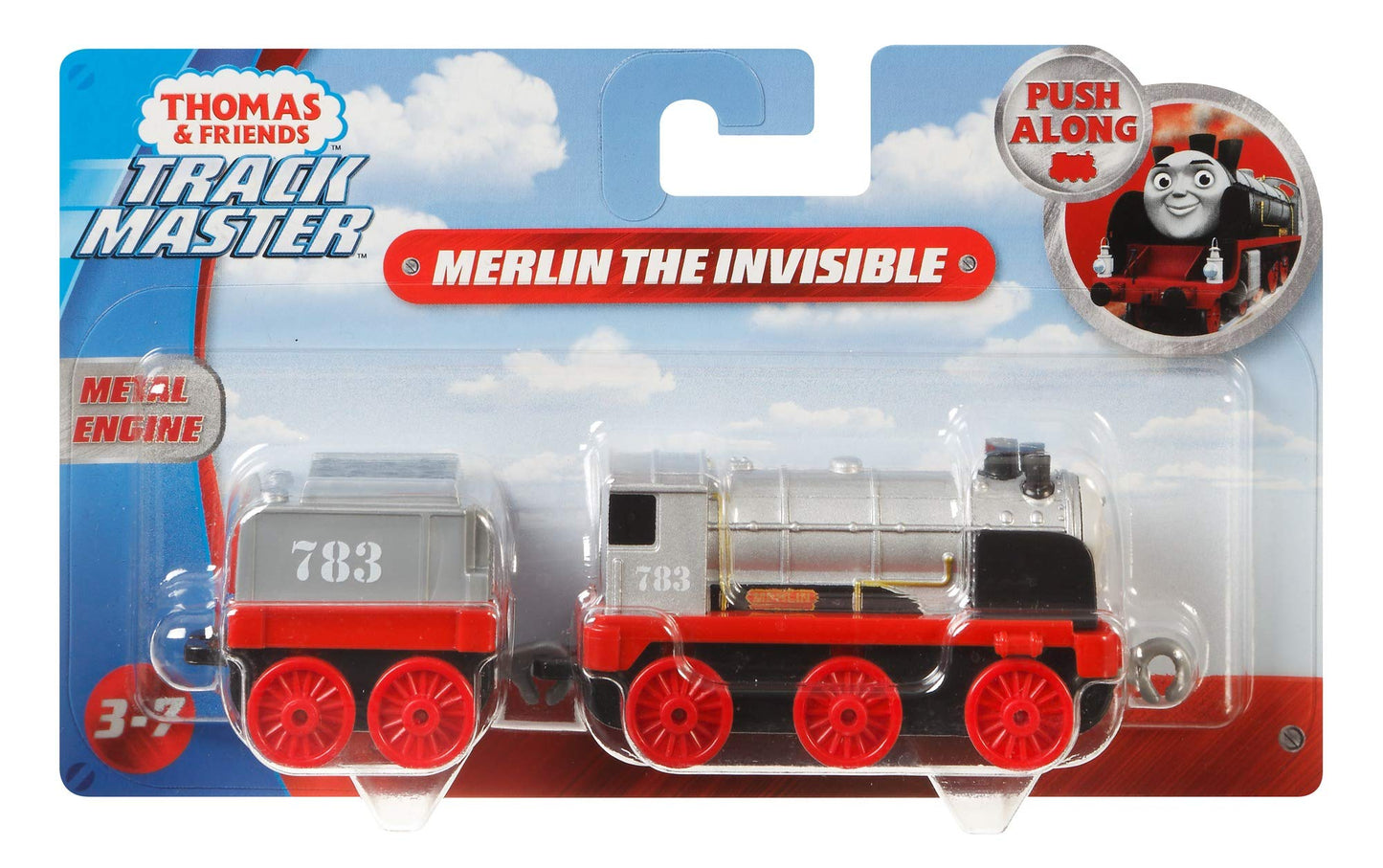 Thomas & Friends TrackMaster Merlin the Invisible Engine – Die-Cast Push Along
