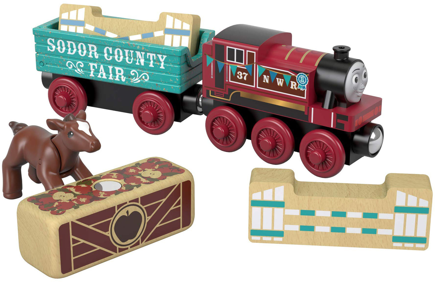 Thomas & Friends Wood: Rosie’s Prize Pony – Imaginative Trains, Pony Figure & Cargo Set