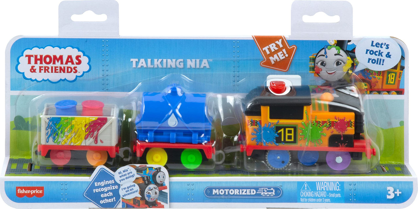 Thomas & Friends Nia Motorized Train — Talking Battery-Powered Engine for Ages 3+