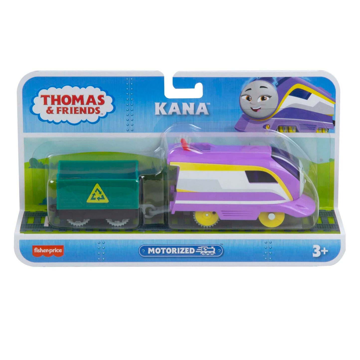 Thomas & Friends Kana Battery-Powered Engine with Cargo — Motorized Train for Preschool Play