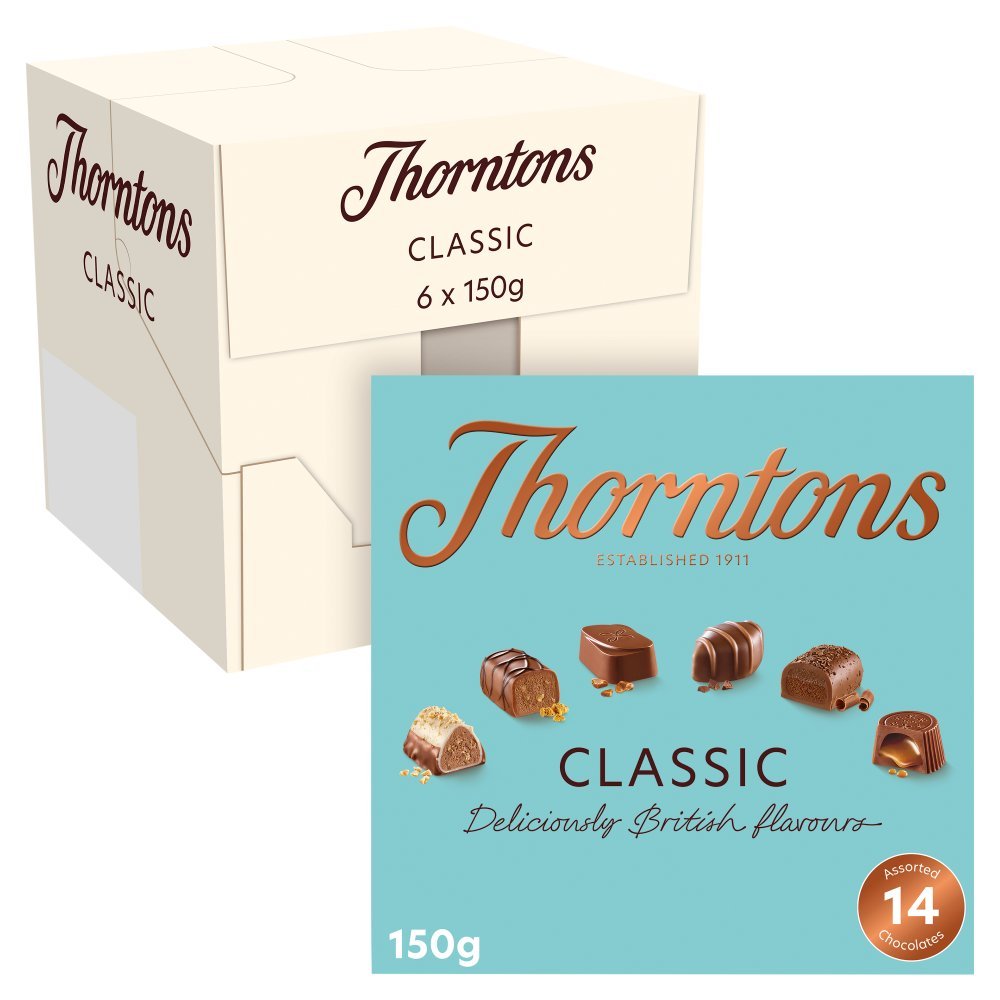 Thorntons Classic Collection Chocolate Gift Box 150g (Case of 6)