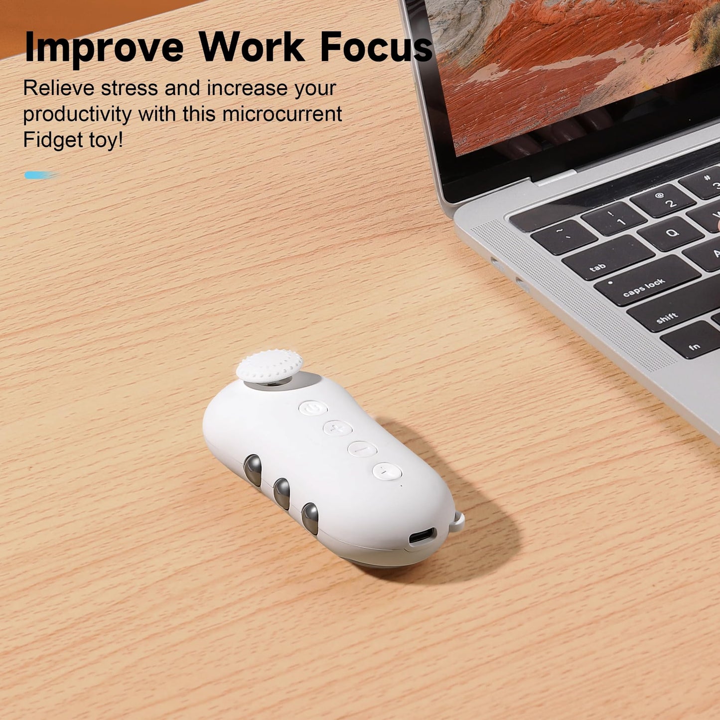 Tianhong Fidget Toy for Adults – Microcurrent Stress Relief Device for Focus & Calm