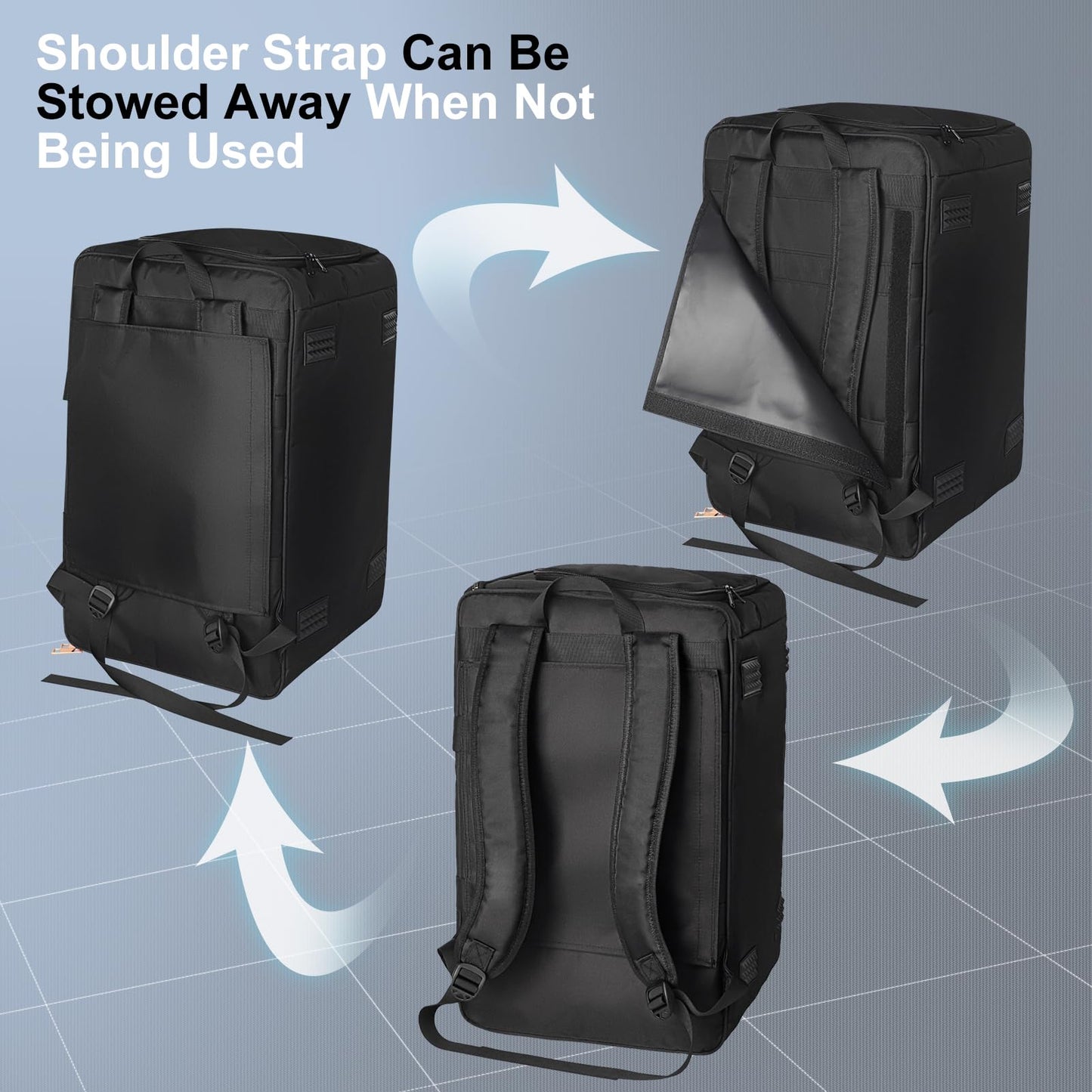 TIASUSAN Board Game Bag | Reinforced Padded Case for 6–7 Games