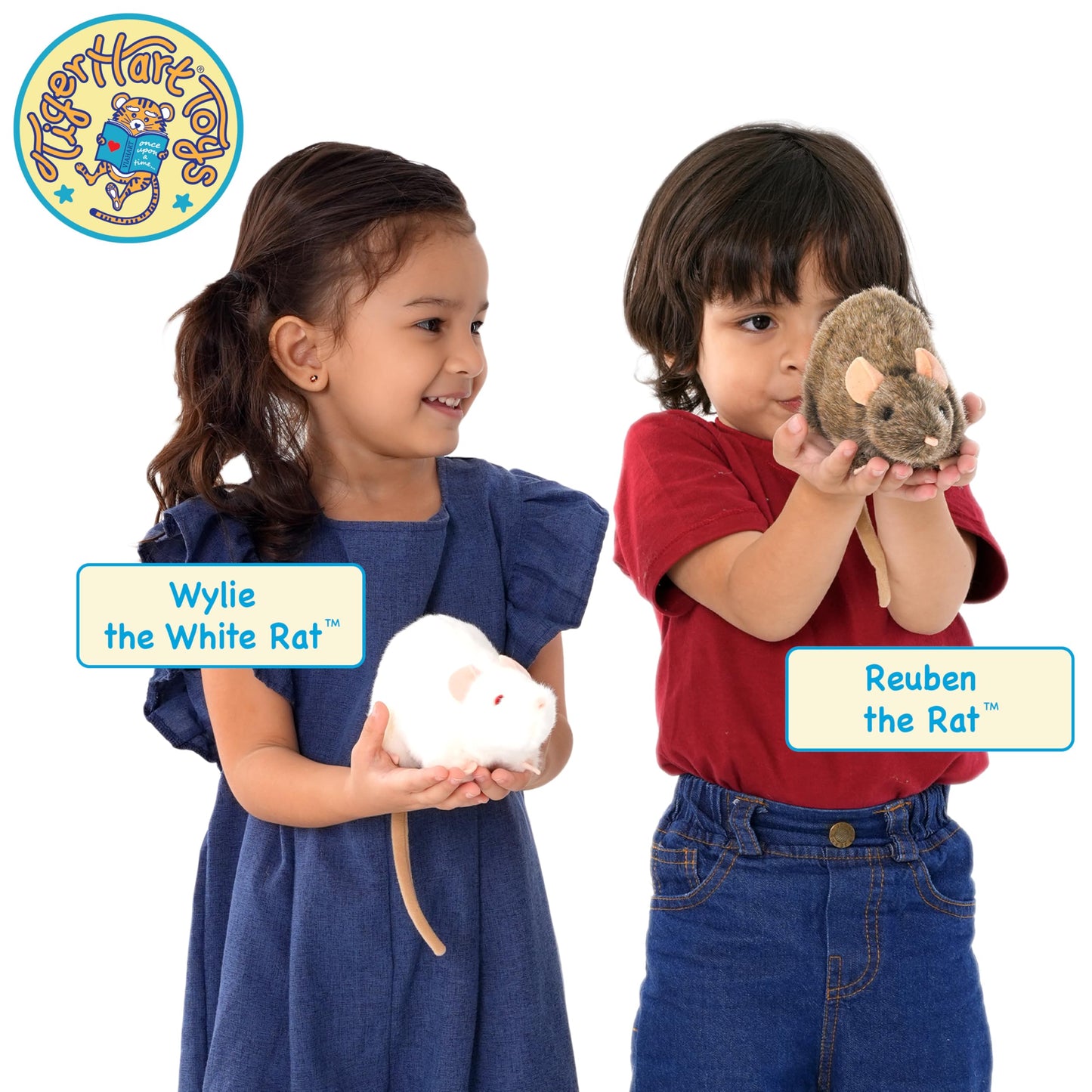 TigerHart Reuben The Rat – 7-Inch Plush Mouse | Soft, Safe Plush Toy