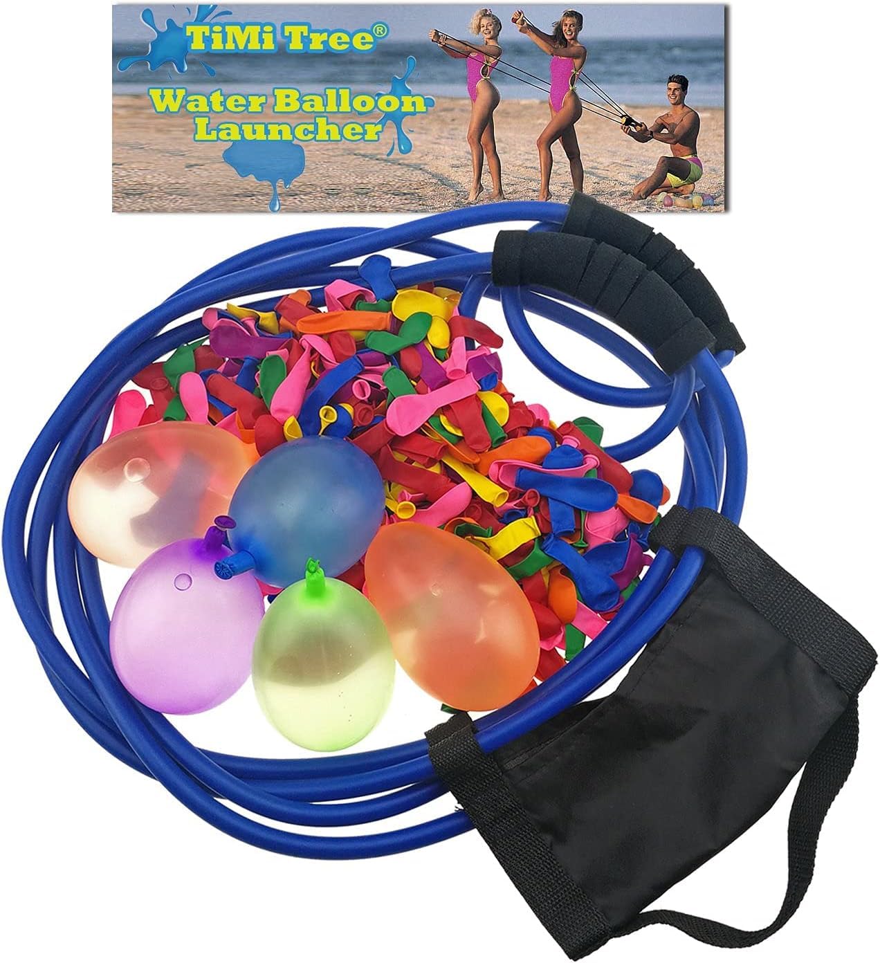 TiMi Tree Water Balloons Launcher – 500-Yard Long-Distance Slingshot for Outdoor Fun