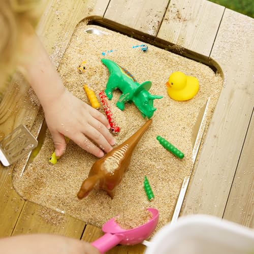 Tiny Land Outdoor Mud Kitchen for Kids | Wooden Play Kitchen with Water Tank & Storage
