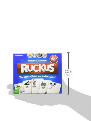TIPSY LAND Ruckus Original Edition — Fast-Paced Card Game for Families, Ages 5+, 2-5 Players