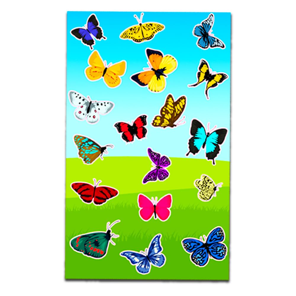 Titoland Ten Little Ladybugs Book for Toddlers with Butterfly Stickers