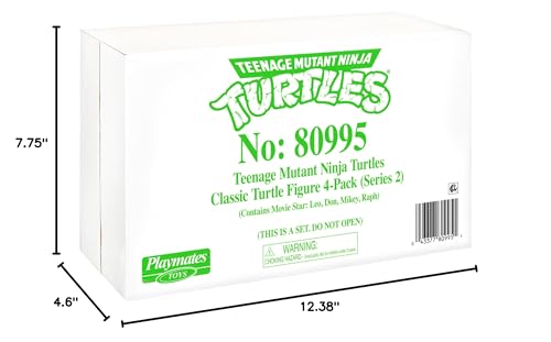 TMNT Classic Movie Star Soft Bundle | Authentic 1990s Movie Figures | TMNT Micro Mutant