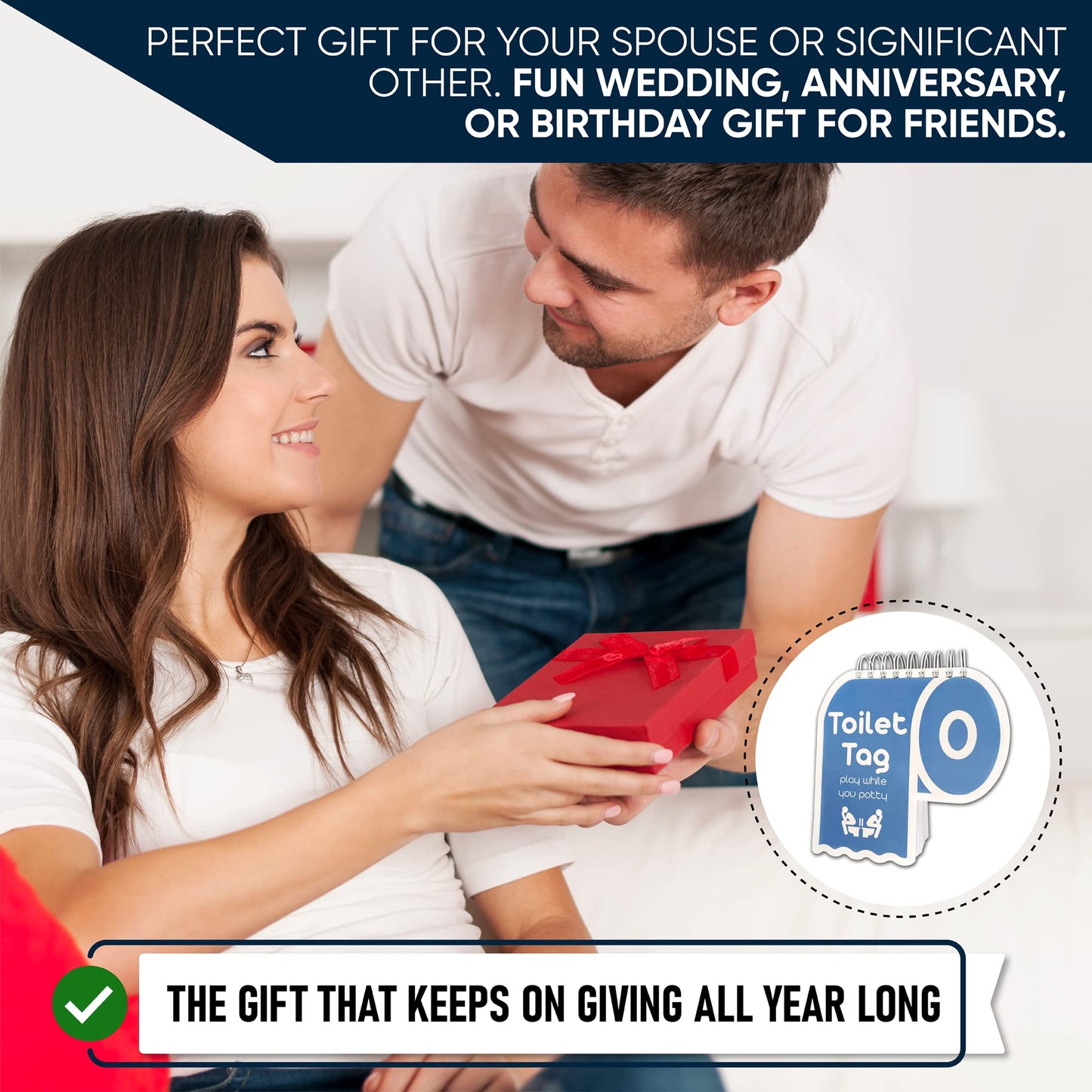 Toilet Tag: Couples Card Games for Date Night & Connection