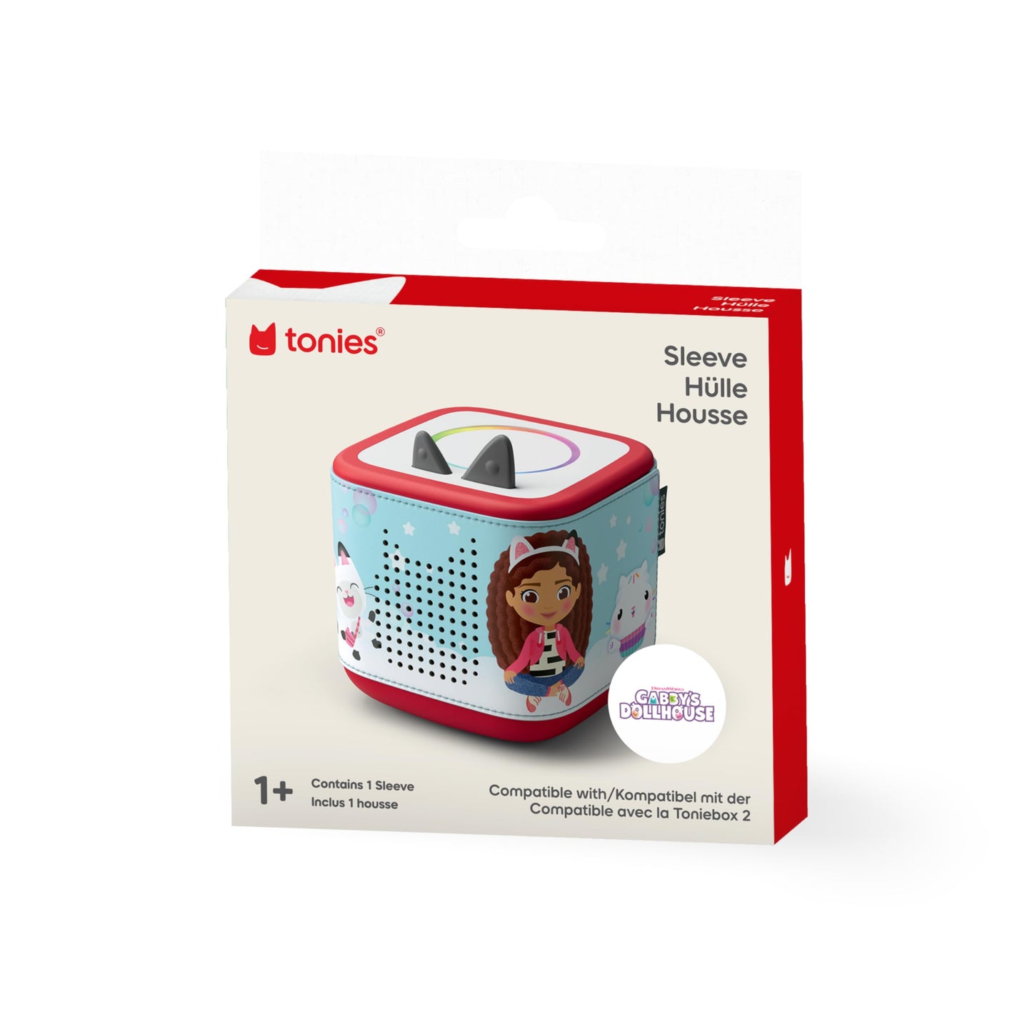 Tonies Sleeve – Gabby’s Dollhouse Decorative Wrap for Toniebox 2