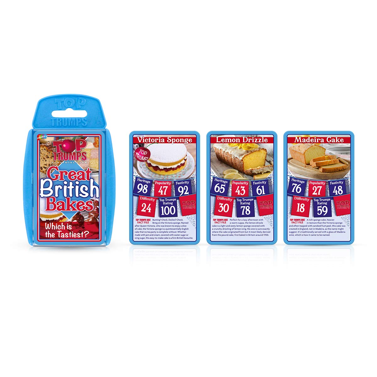 Top Trumps British Bakes Card Game – Fun Cake Facts & Friendly Duels