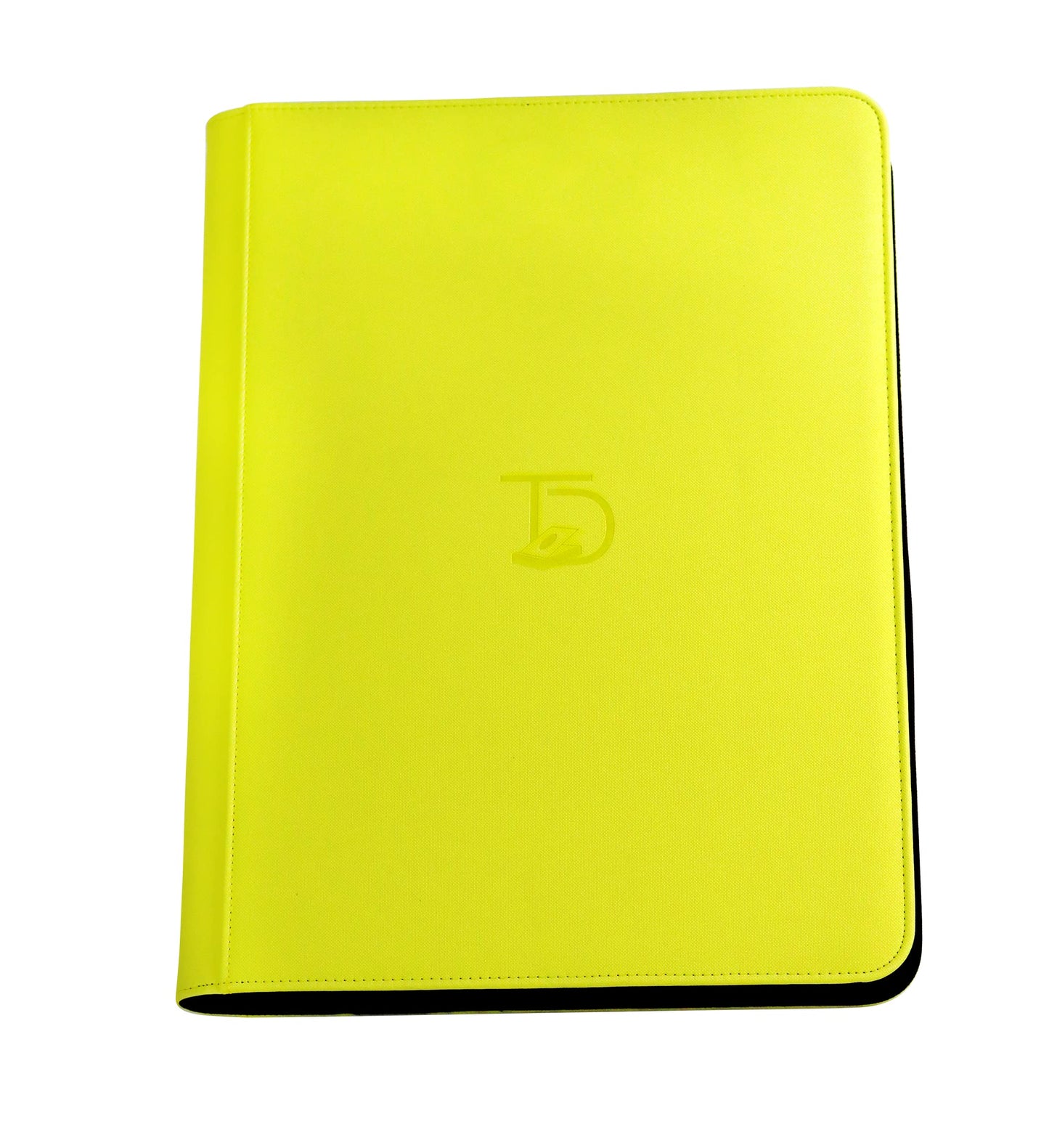 TopDeck TCG Binder Yellow – 16-Pocket Side-Loading Card Binder