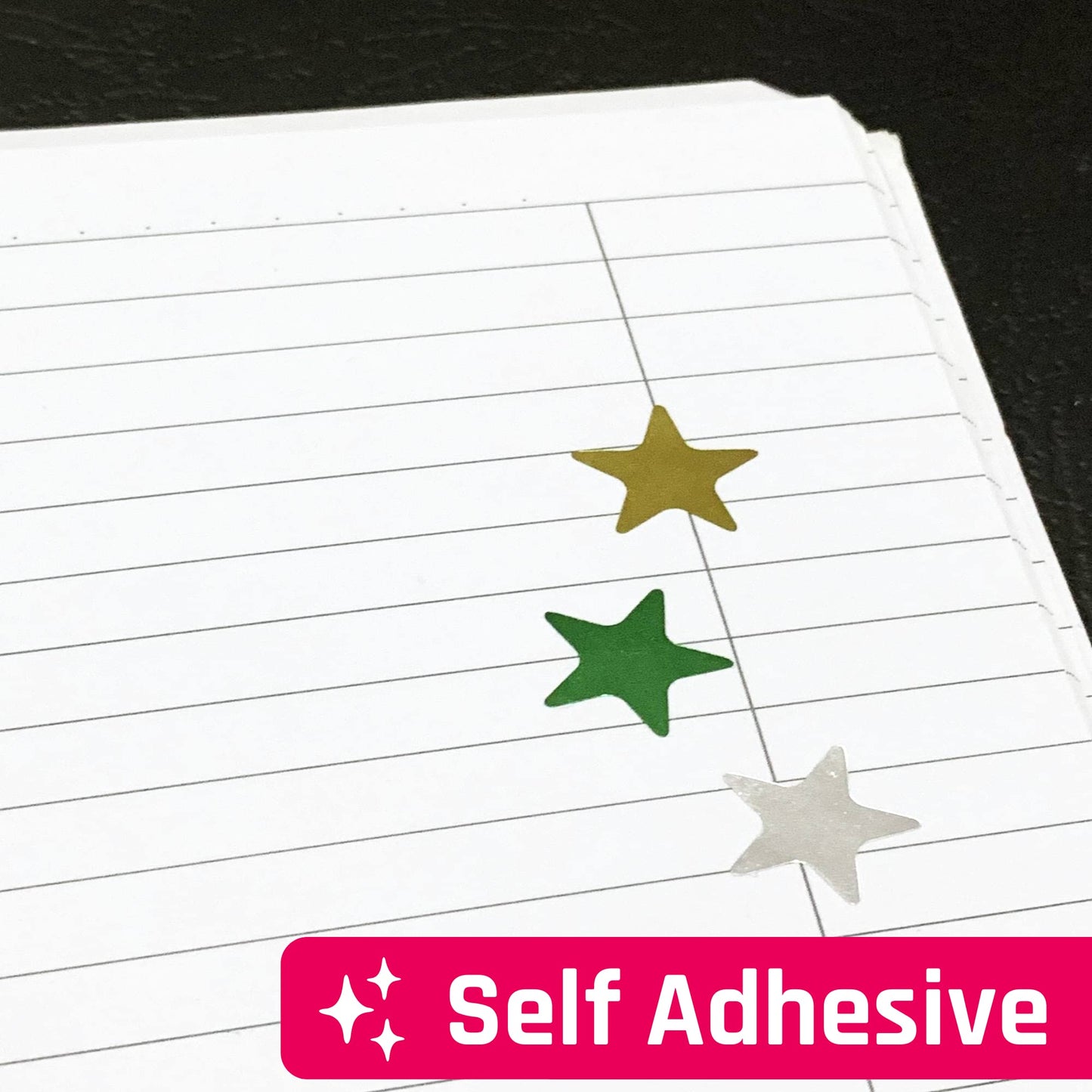 TownStix Gold Foil Star Stickers - 1000 Pack, 0.6-inch Diameter