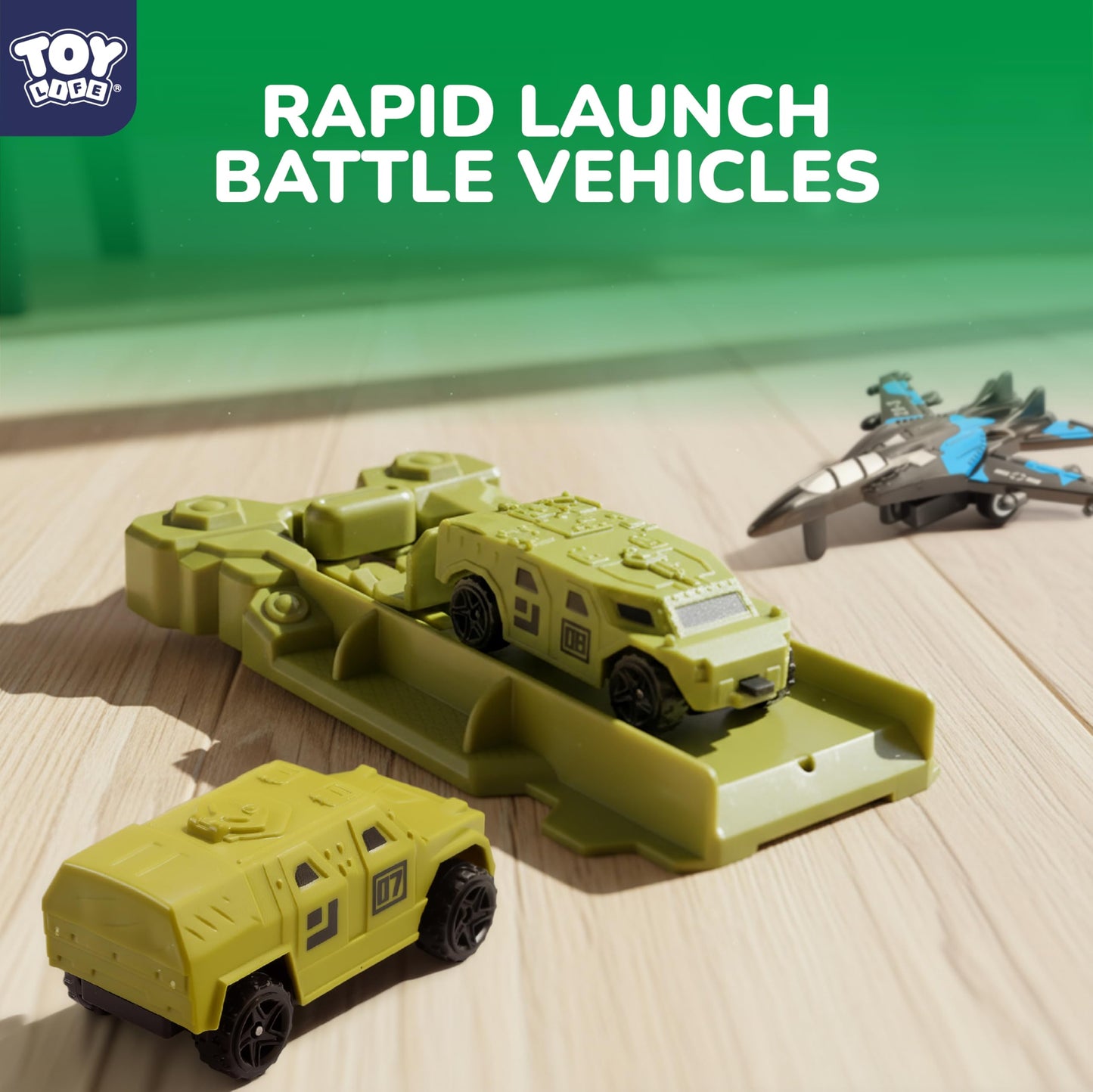 TOY Life Army Men Playset – 73-Piece Army Soldiers Toy with Tanks, Planes, Navy Ships & Battle Mat