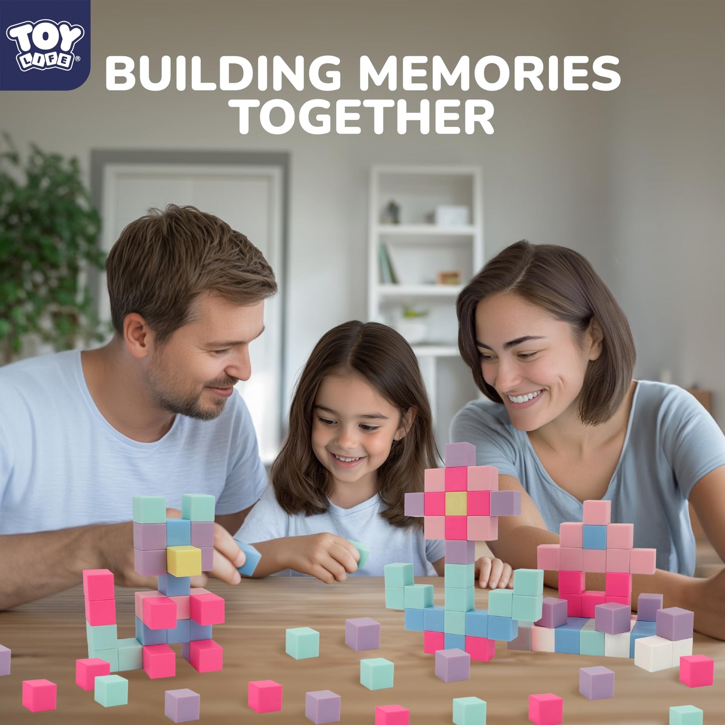 TOY Life 104 Pcs Magnetic Blocks for Kids 3-8 | Educational Building Toys