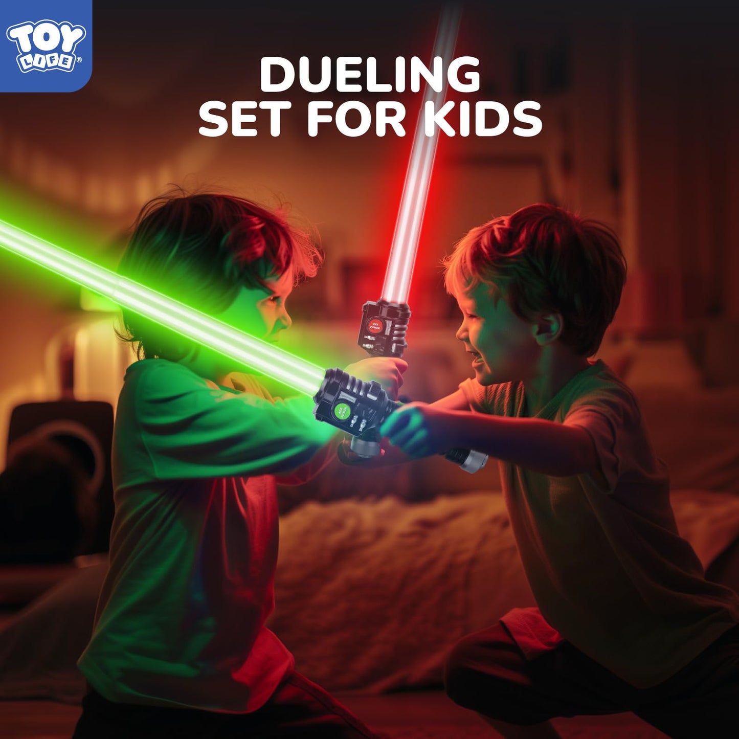 TOY Life Light Up Saber 3 Pack – Extendable LED Sword Toys for Kids