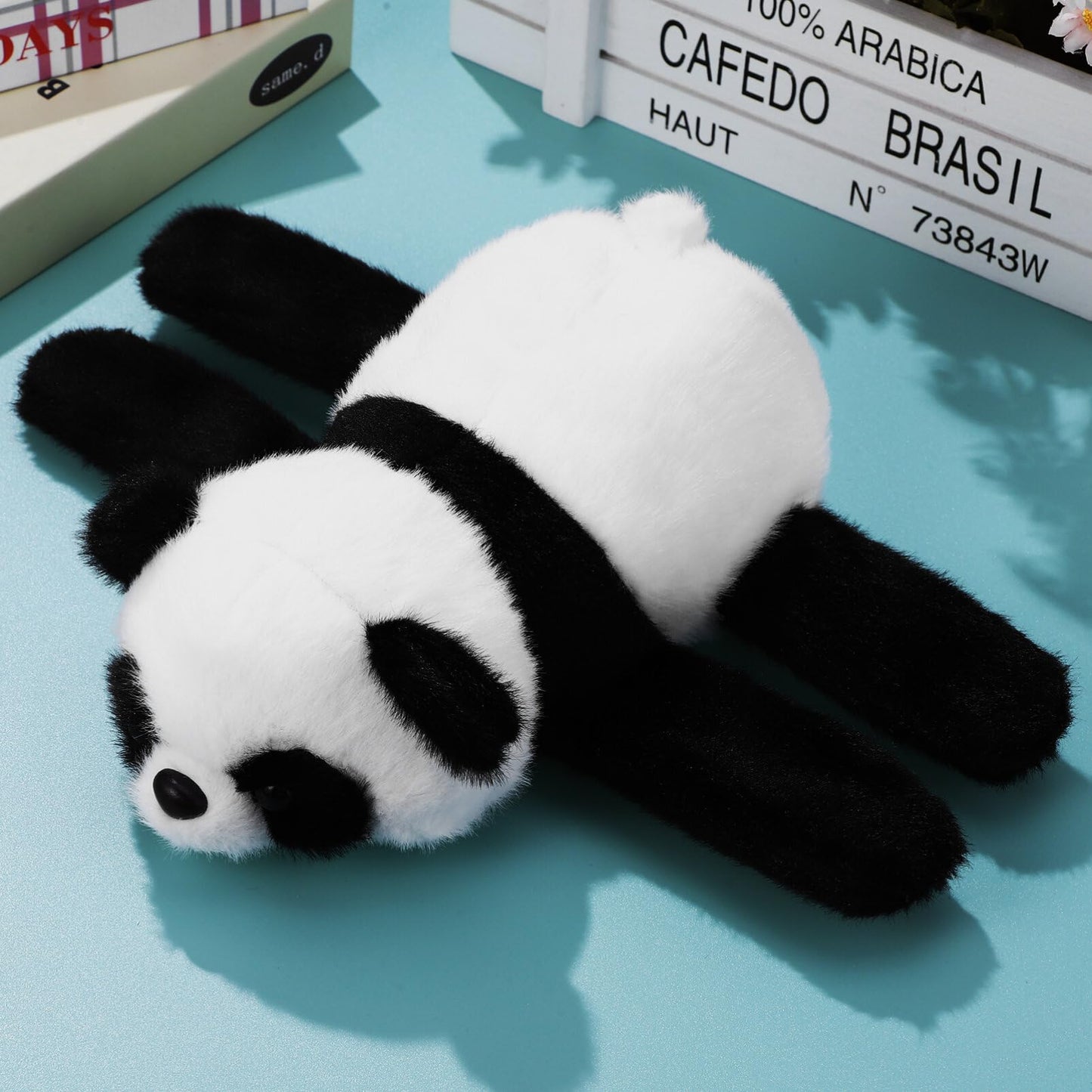 TOYANDONA Panda Slap Bracelet – Plush Hugger Wristband for Kids