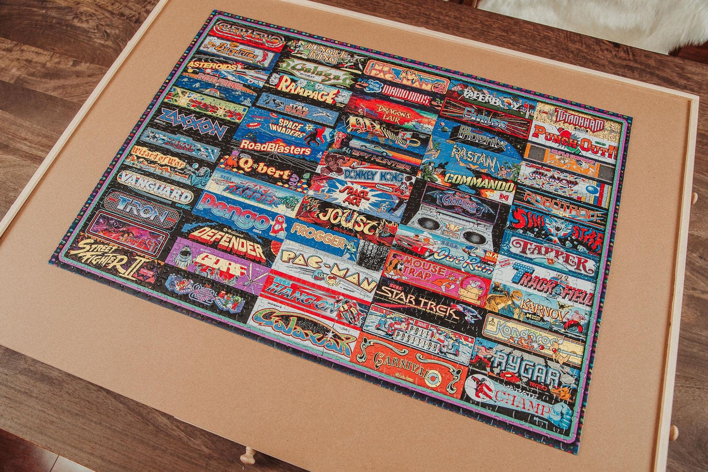 Toynk Arcadeageddon! Difficult 1000-Piece Retro Arcade Collage Puzzle — 28x20