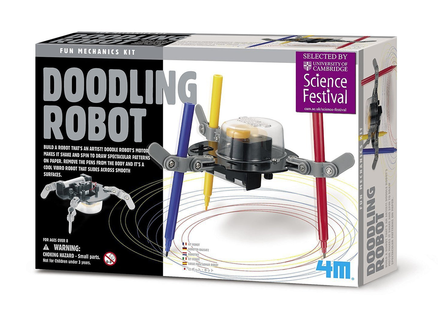Toysmith 4M Doodling Robot — Build a Robotic Artist for Kids 8+
