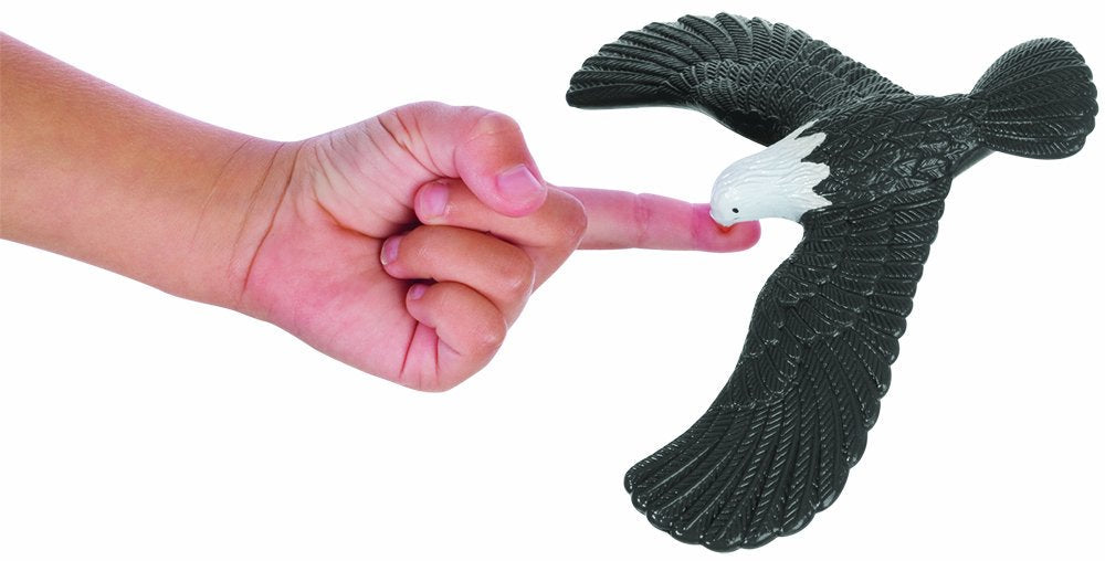 Toysmith Balancing Eagle 7-Inch – Party Trick for Kids 5+