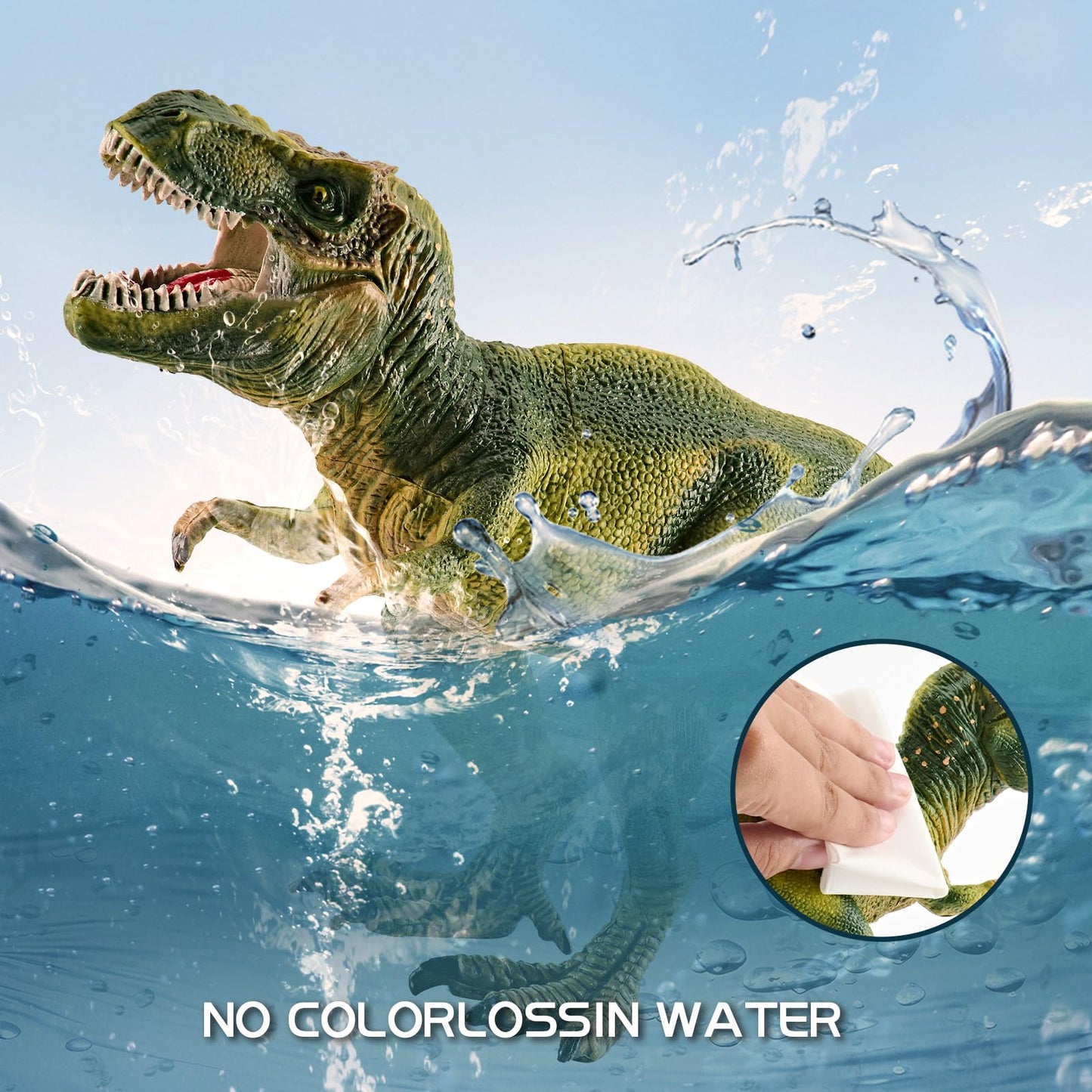 TOYSXYIN Dinosaurs 11-inch T-Rex Action Figure – Realistic Tyrannosaurus Rex Toy for Kids 3+