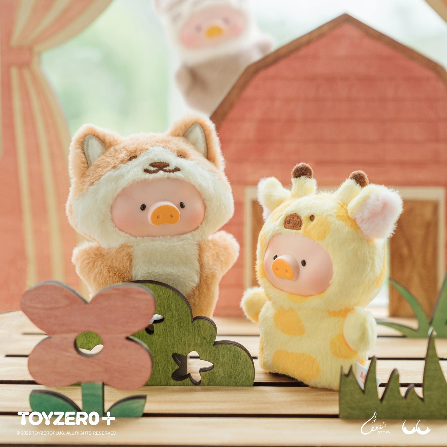 TOYZERO+ Lulu The Piggy Blind Box Figures – Puppet Show Plush Keychains & Collectible Figurines