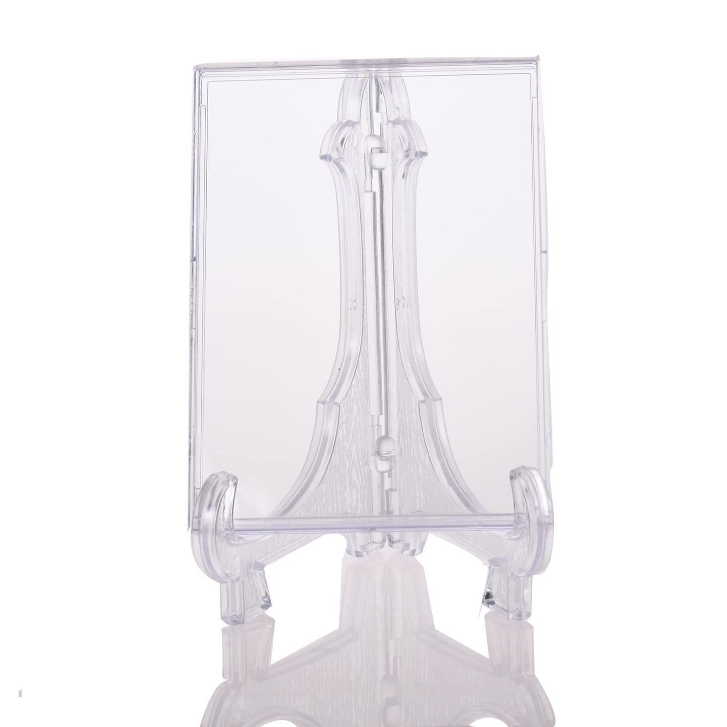 Tpoael Clear Acrylic Card Sleeves Top Loaders – 10-Pack + 2 Display Stands