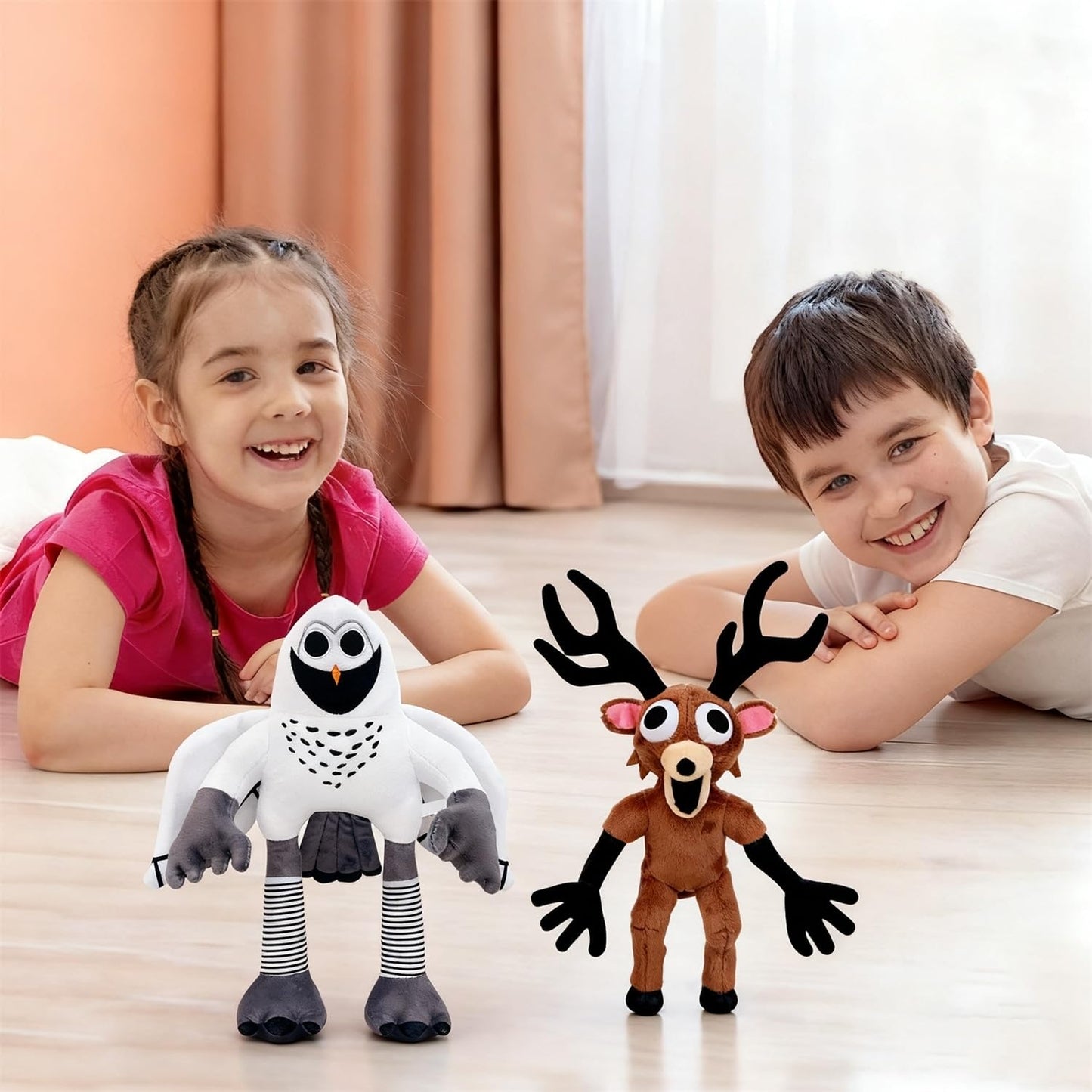 TQJOUJOU 99-Nights in The Forest Owl Plushie — 9.8in Collectible Plush Toy by TQJOUJOU