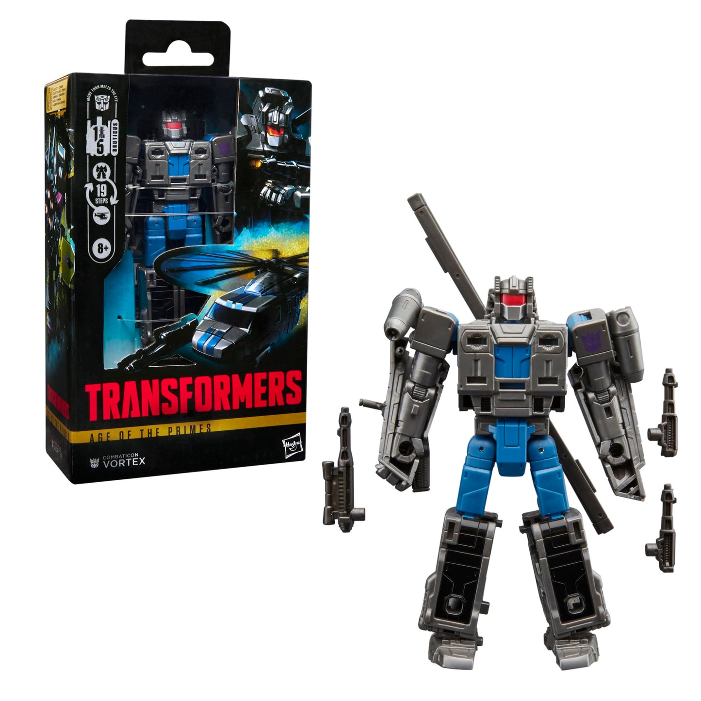 Transformers Age of the Primes Vortex Deluxe Class Combaticon – 5.5-Inch 2-in-1 Figure