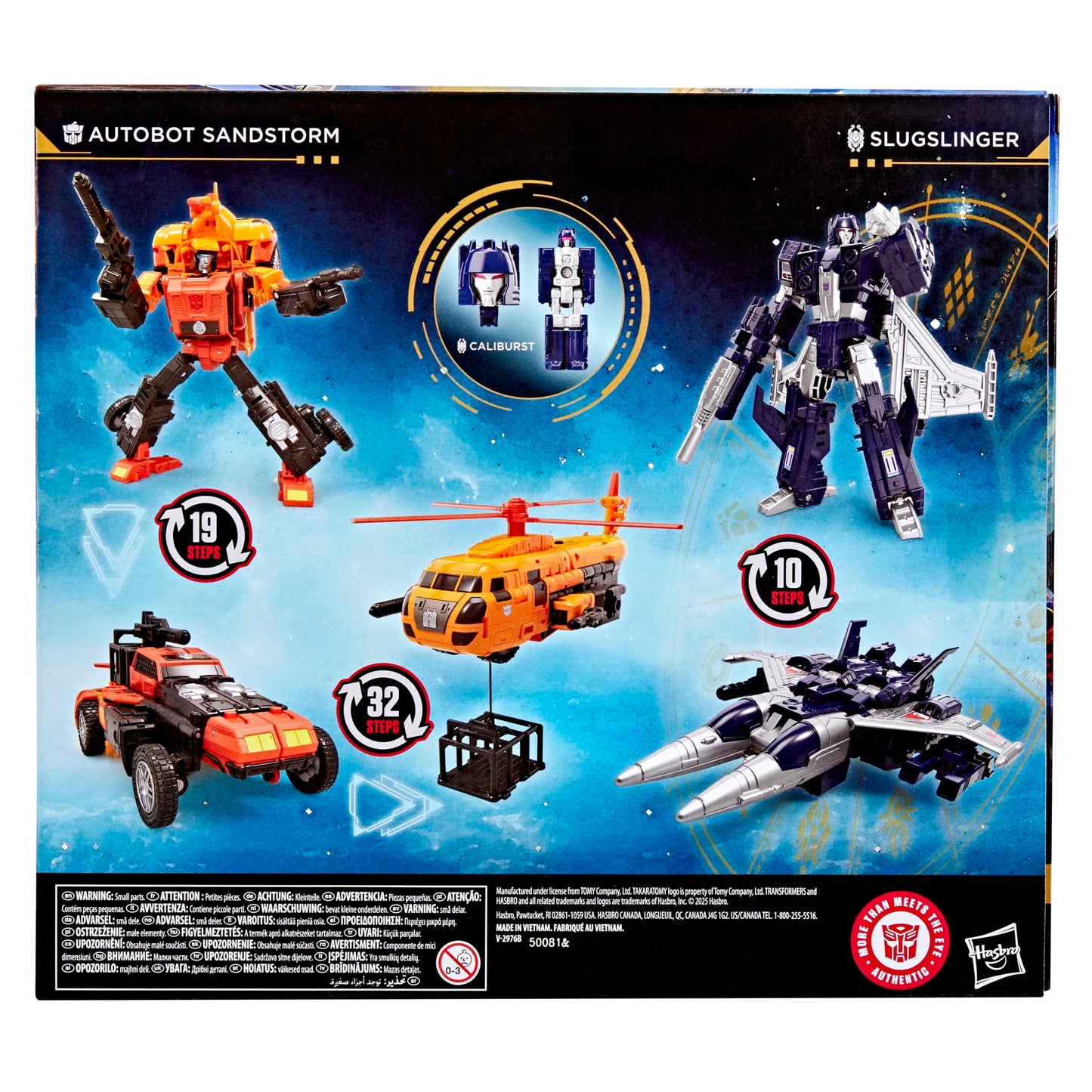 Transformers Age of the Primes Wreck 'n Doom Collection 2-Pack – Sandstorm & Slugslinger (7.5-inch & 5.5-inch) – Amazon Exclusive