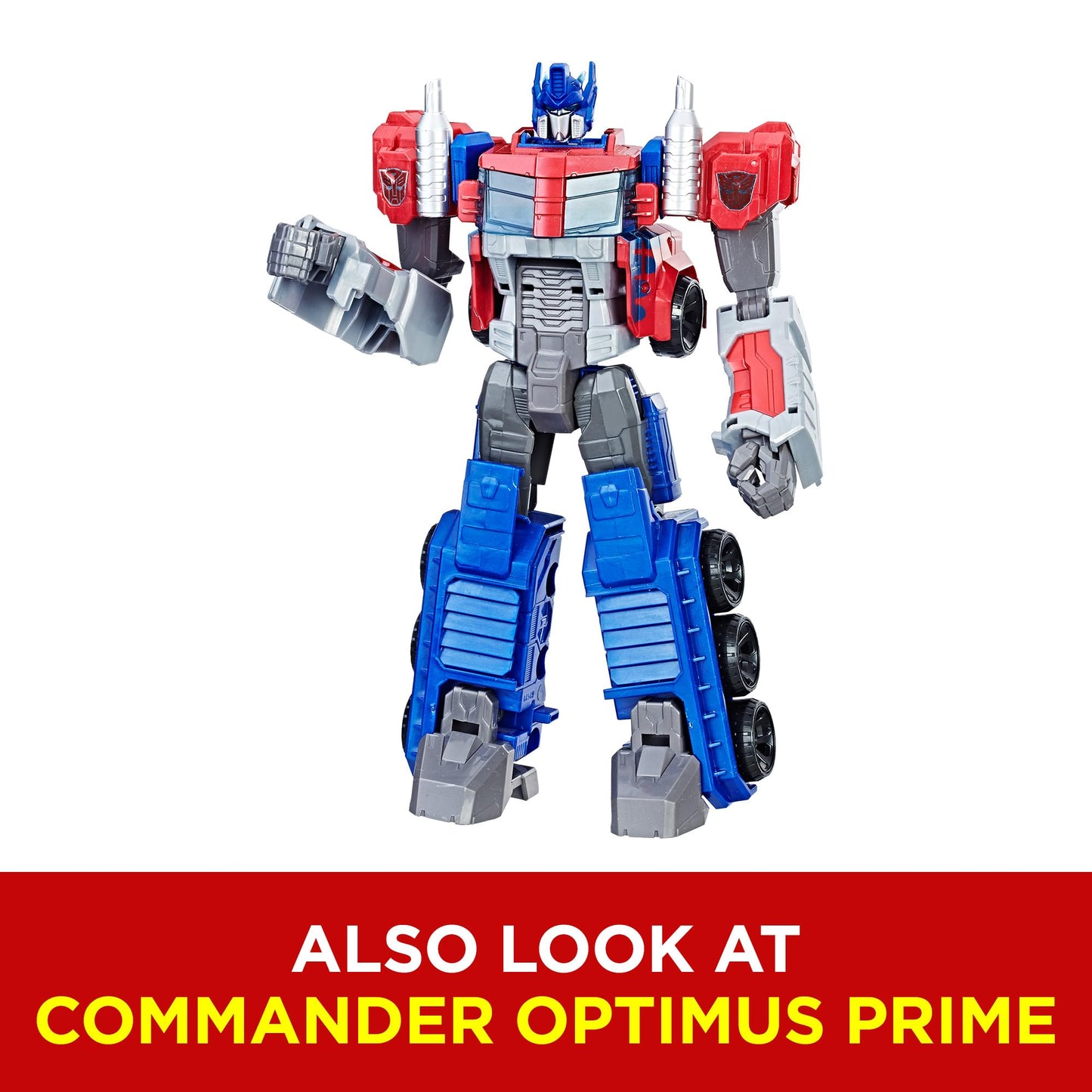 Transformers Bumblebee 11-Inch Action Figure | Autobot Cyber Commander, Converts to Yellow Car (Amazon Exclusive)
