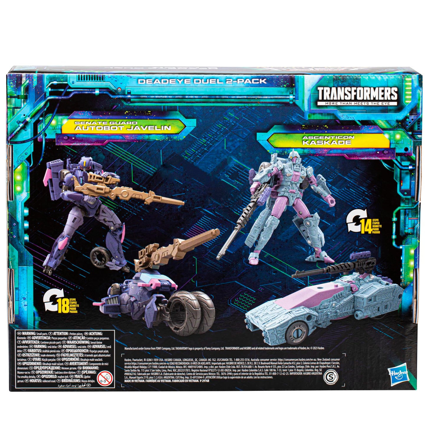 Transformers Legacy Evolution Deluxe Senate Guard Javelin & Ascenticon Kaskade 2-Pack – Amazon Exclusive