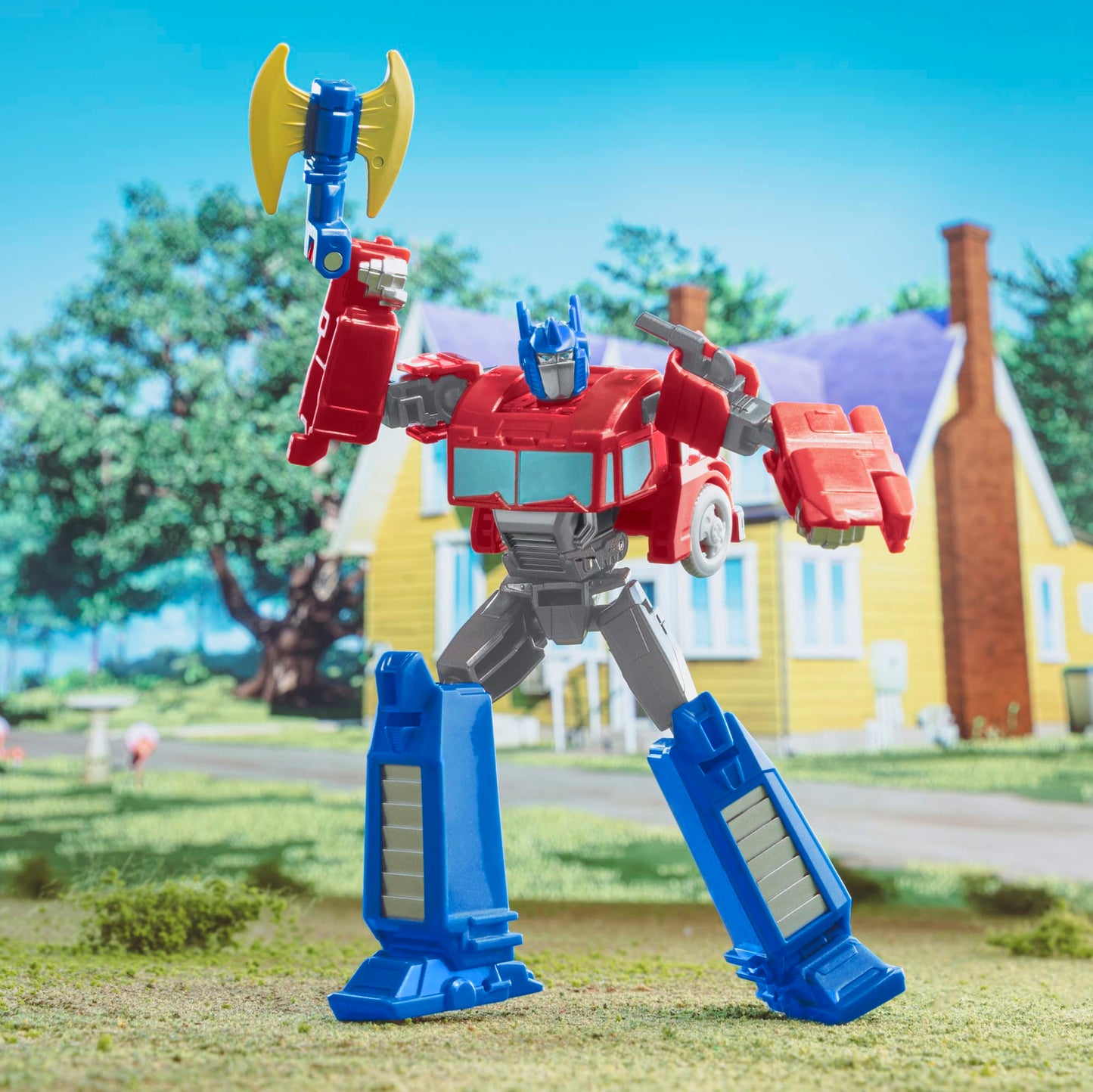 Transformers EarthSpark Warrior Class Optimus Prime – 5-Inch Action Figure