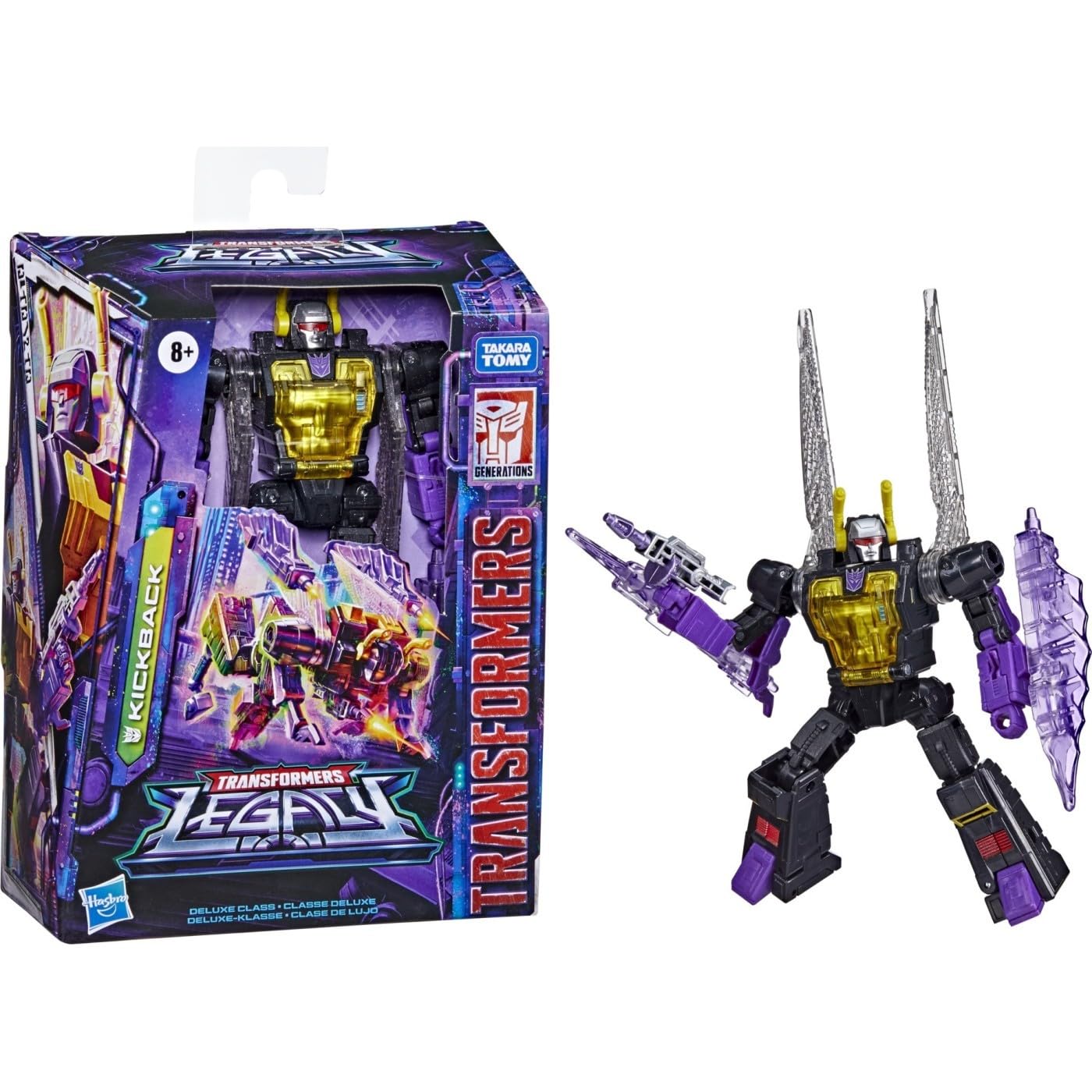 Transformers Generations Legacy Deluxe Kickback – 5.5-Inch Action Figure, Ages 8+