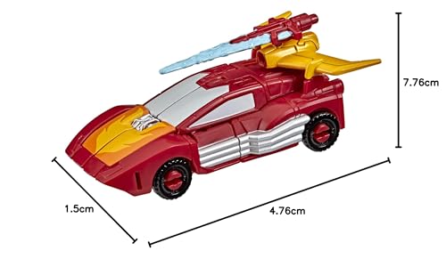 Transformers Kingdom Core Class WFC-K43 Autobot Hot Rod Figure – 3.5-Inch Collectible