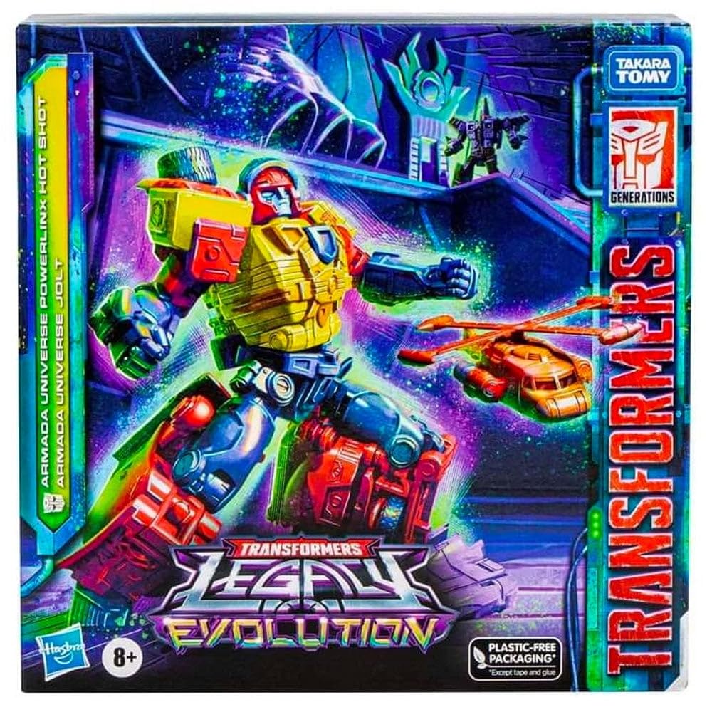 Transformers Legacy Evolution Exclusive: Hot Shot & Jolt Action Figure