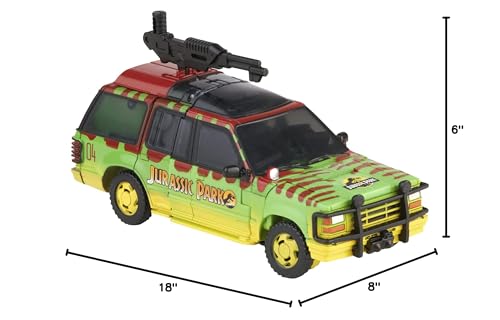 Transformers Generations Collaborative: Jurassic Park Mash-Up Tyrannocon Rex & Autobot JP93 | Amazon Exclusive