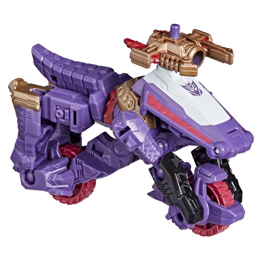Transformers Legacy Core Iguanus Action Figure – 3.5-Inch Robot-to-Bike, Energon Shield (Ages 8+)