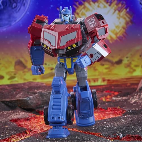 Transformers Legacy United Voyager Class Animated Universe Optimus Prime – 7-Inch Convertible Figure