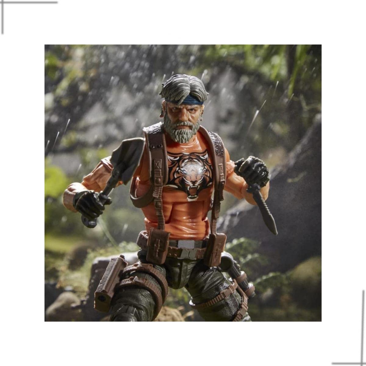 Transformers GI Joe Classified 6-Inch Tiger Force Stuart Outback Selkirk Figure — Premium Poseability & 7 Accessories