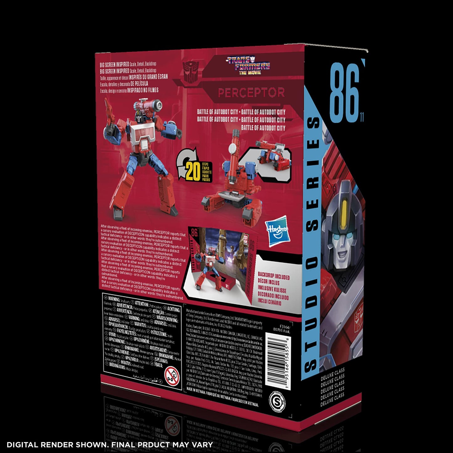 Transformers Studio Series 86-11 Deluxe Perceptor – 4.5-Inch Movie Action Figure