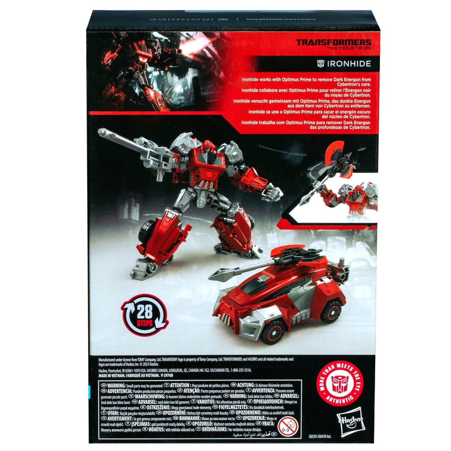 Transformers Studio Series Gamer Edition Ironhide – 6.5-Inch Voyager Figure