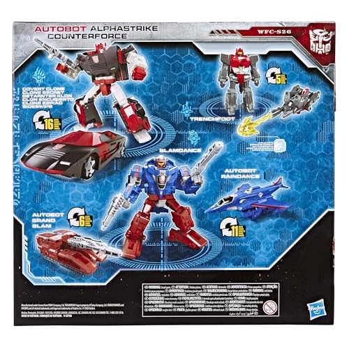 Transformers War for Cybertron Alphastrike Counterforce 3-Pack – Autobot Action Figures