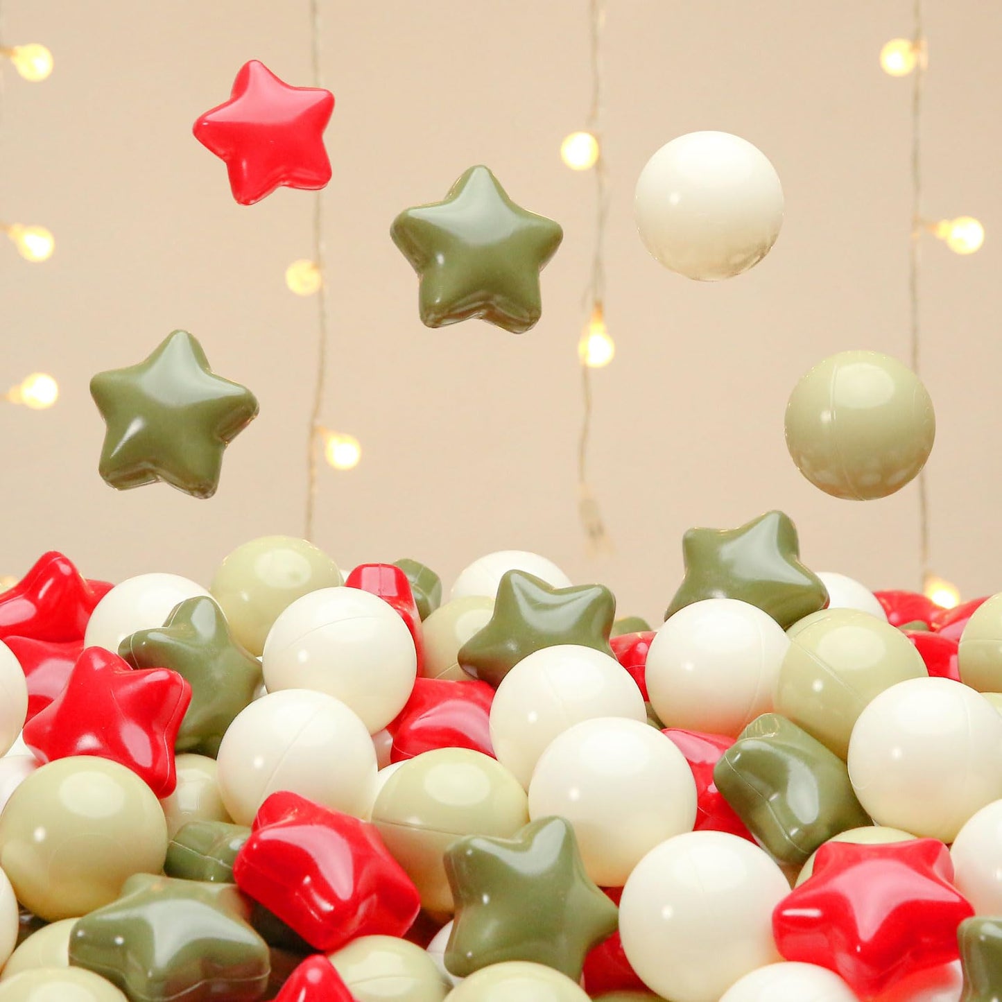 TRENDPLAY Star Ball Pit Balls – 100 Count, Non-Toxic Safe Play for Toddlers