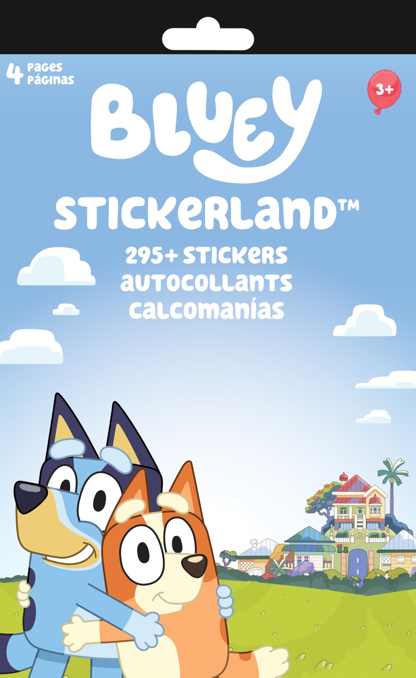 Bluey Stickerland Pad - 4 Pages | Licensed Sticker Pad by Trends International
